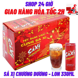 Sá xị lon chương dương thùng 24 lon 330 ml - shop 24 giờ
