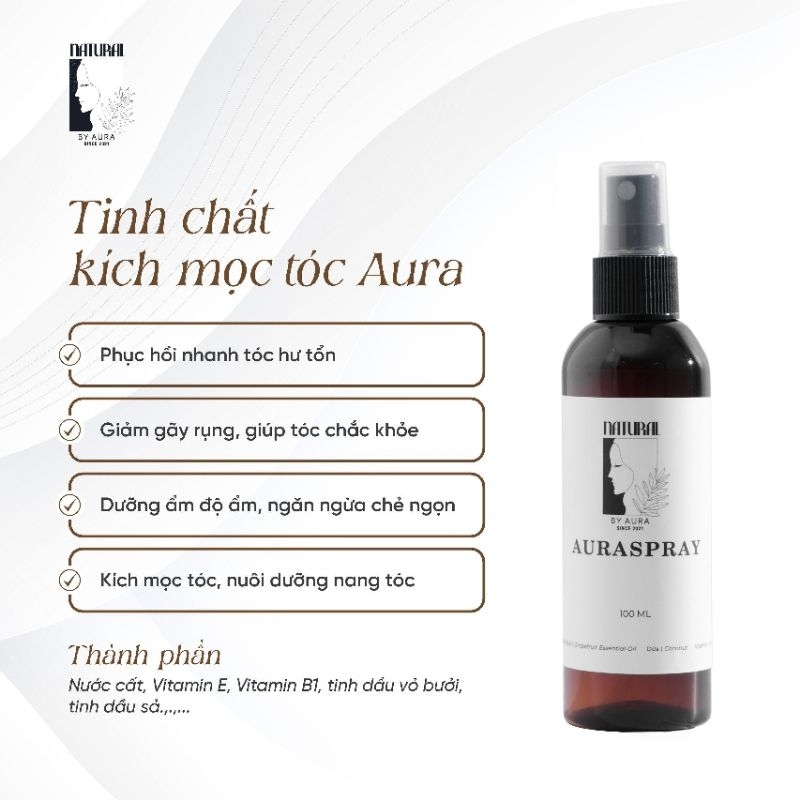 Tinh Chất Kích Mọc Tóc Aura (không hiệu quả hoàn 100%)