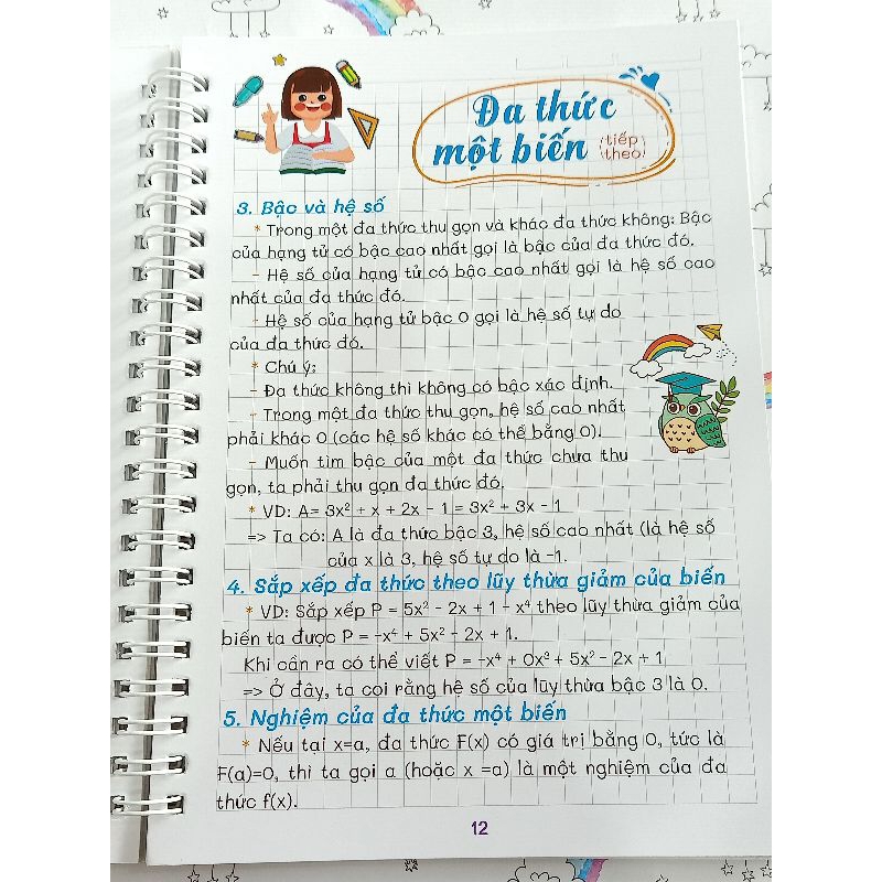 Sổ lò xo Takenote Toán - Văn 7