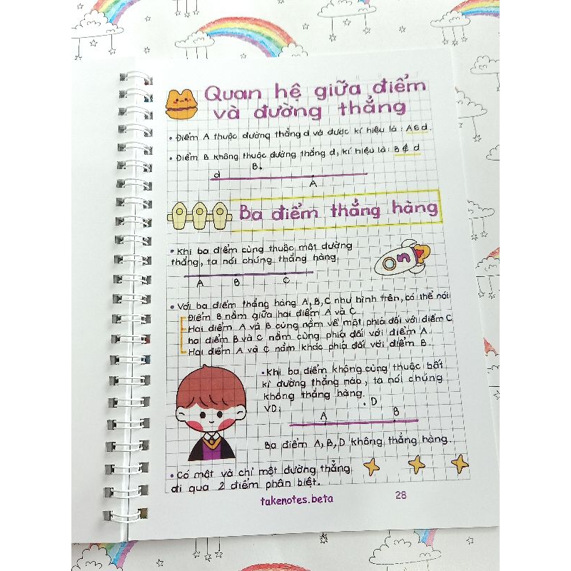 Sổ lò xo Takenote Văn - Toán 6