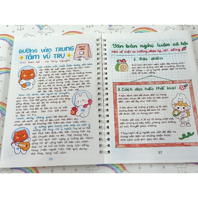 Sổ lò xo Takenote Toán - Văn 7