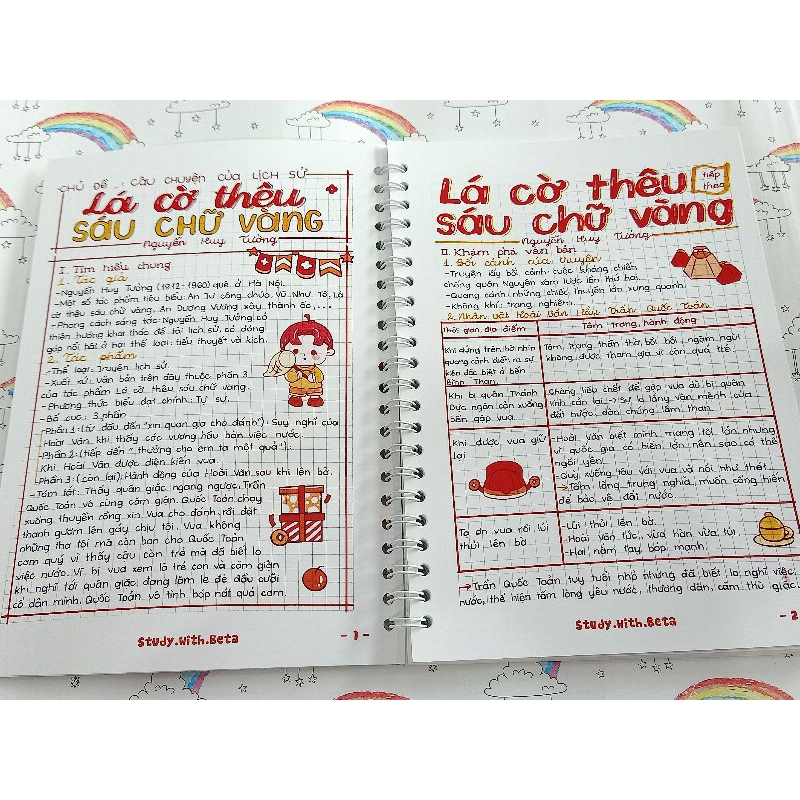 Sổ lò xo Takenote Toán - Văn 8