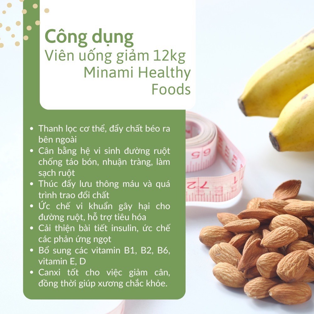 Gói lẻ viên giảm cân 12 kg Nhật Bản