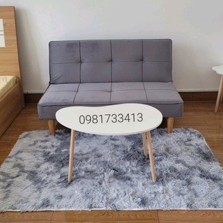 Sofa mini nhỏ gọn Sofa bed Sofa giường gấp gọn Sofa để phòng ngủ Ghế sofa dài 1m2 màu Nhung xám