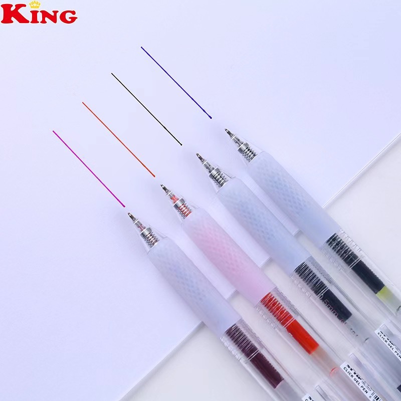 Hộp 12 Cây Viết Bấm King 101 Chất Lượng Tốt Ngòi 0.5mm