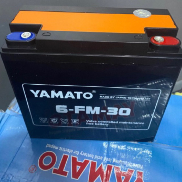 Ắc Quy khô 12v Xe Máy Điện yamato 12V-30AH, Ắc Quy dùng cho Loa Kéo, Năng Lượng Mặt Trời...
