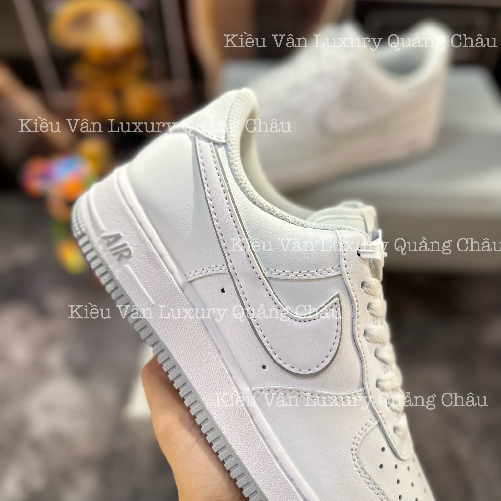 Giày Thể Thao Nikee Air Forcee 1 Loww 'Whitee Greyy' DV0788-1000,Giày Af1 Full Trắng Đế Xám Hàng Cao Cấp