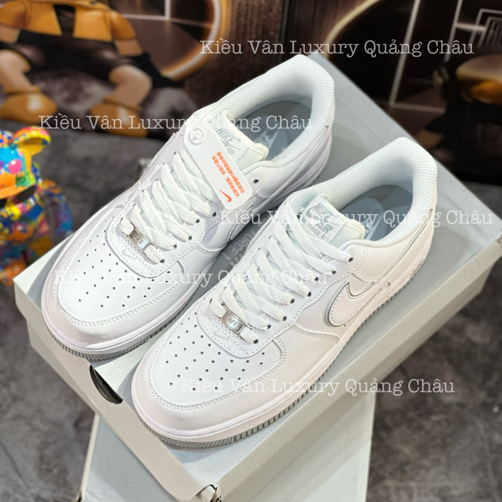 Giày Thể Thao Nikee Air Forcee 1 Loww 'Whitee Greyy' DV0788-1000,Giày Af1 Full Trắng Đế Xám Hàng Cao Cấp