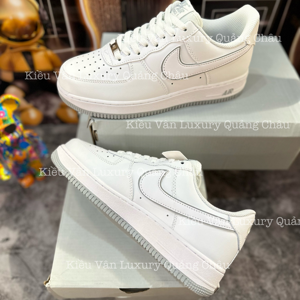 Giày Thể Thao Nikee Air Forcee 1 Loww 'Whitee Greyy' DV0788-1000,Giày Af1 Full Trắng Đế Xám Hàng Cao Cấp