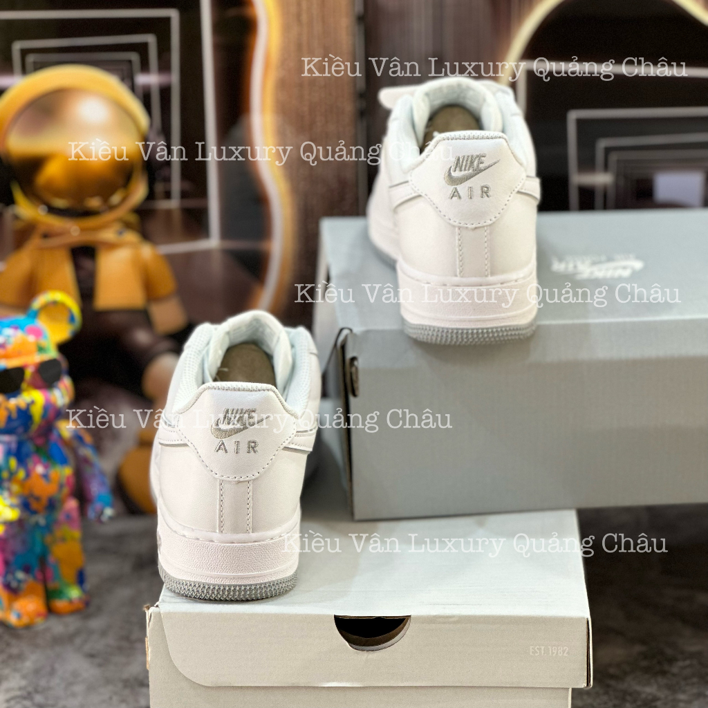 Giày Thể Thao Nikee Air Forcee 1 Loww 'Whitee Greyy' DV0788-1000,Giày Af1 Full Trắng Đế Xám Hàng Cao Cấp