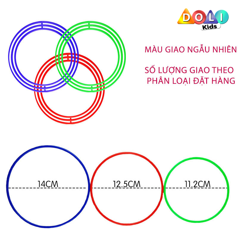 Đồ chơi ném vòng chóp hình con vật ngộ nghĩnh, game ném vòng cổ chai cho bé vận động tay mắt linh hoạt Doli Kids