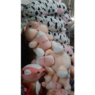Gấu bông heo ôm bình sữa lợn bú bình mẫu thú nhồi bông siêu cute hàng cao cấp mềm mịn