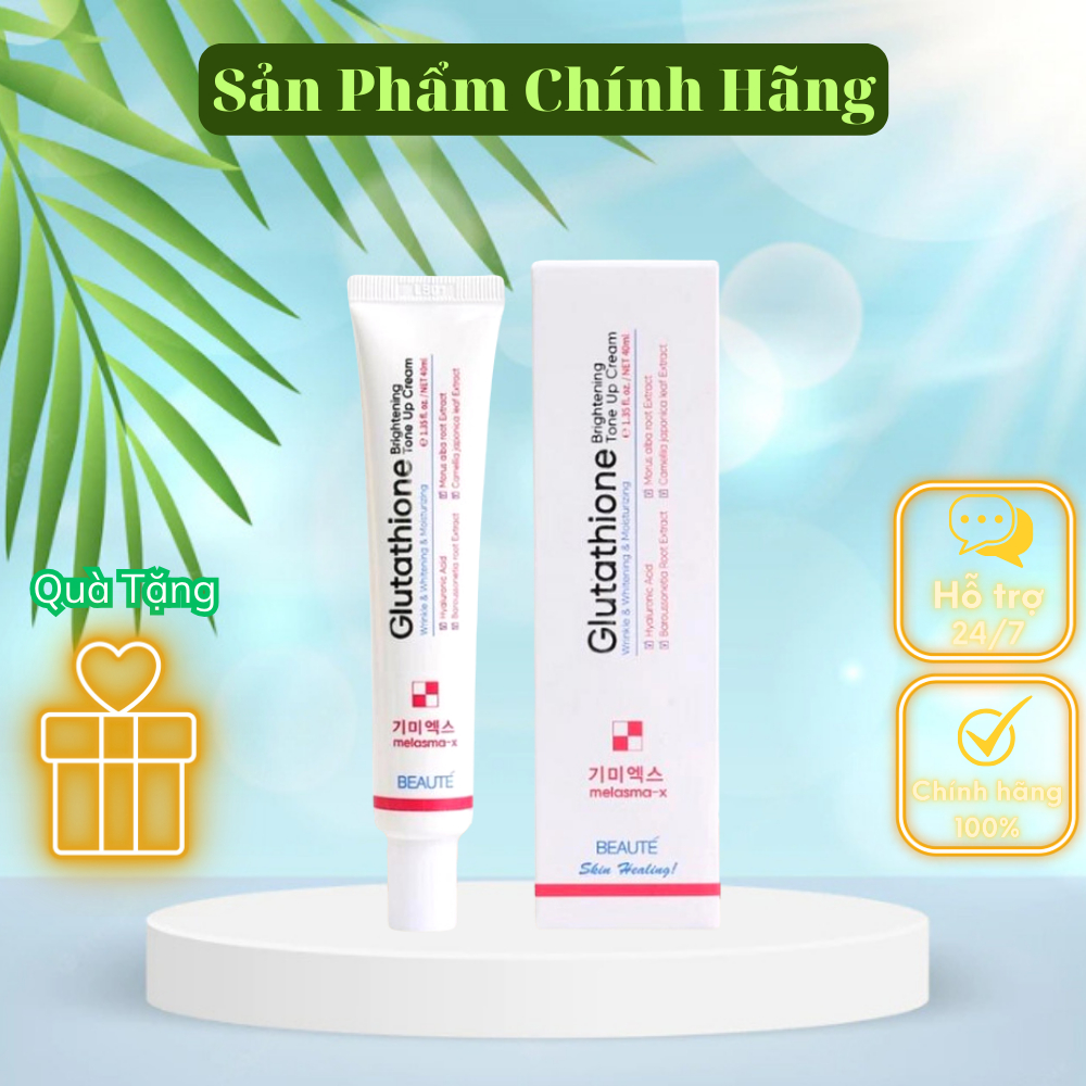 Kem dưỡng trắng da Melasma-X 3D Glutathione Brightening Tone Up Cream 40ml - CMA