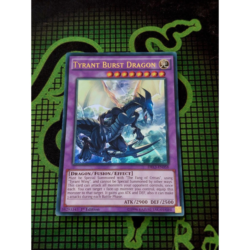 Thẻ Bài Mint90 Yugioh Monster Tyrant Burst Dragon