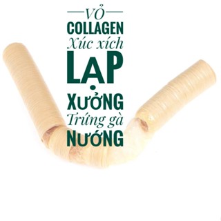 Vỏ Collagen VISCOFAN làm xúc xích, lạp xưởng, trứng gà nướng
