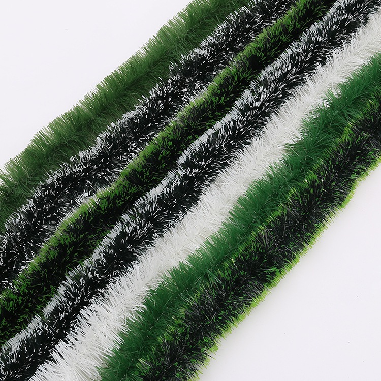 Phụ kiện noel dây đuôi chồn trang trí cây thông rộng 9cm dài 2 mét