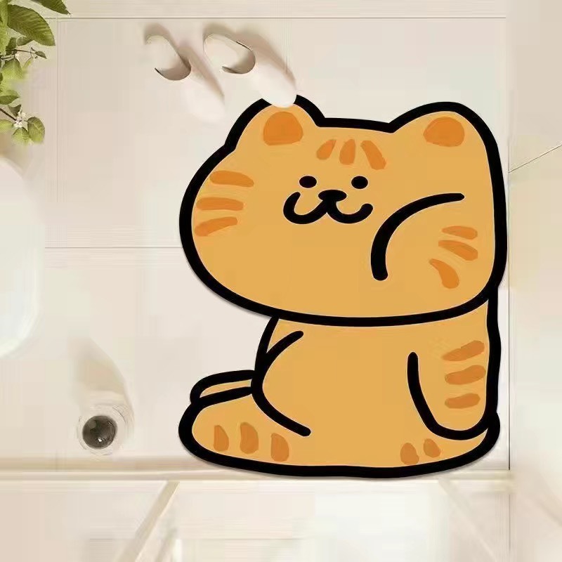 Thảm lau chân siêu thấm decor trang trí trải thềm nhà tắm, nhà bếp, trang trí phòng ngủ form vuông Trang Xuka