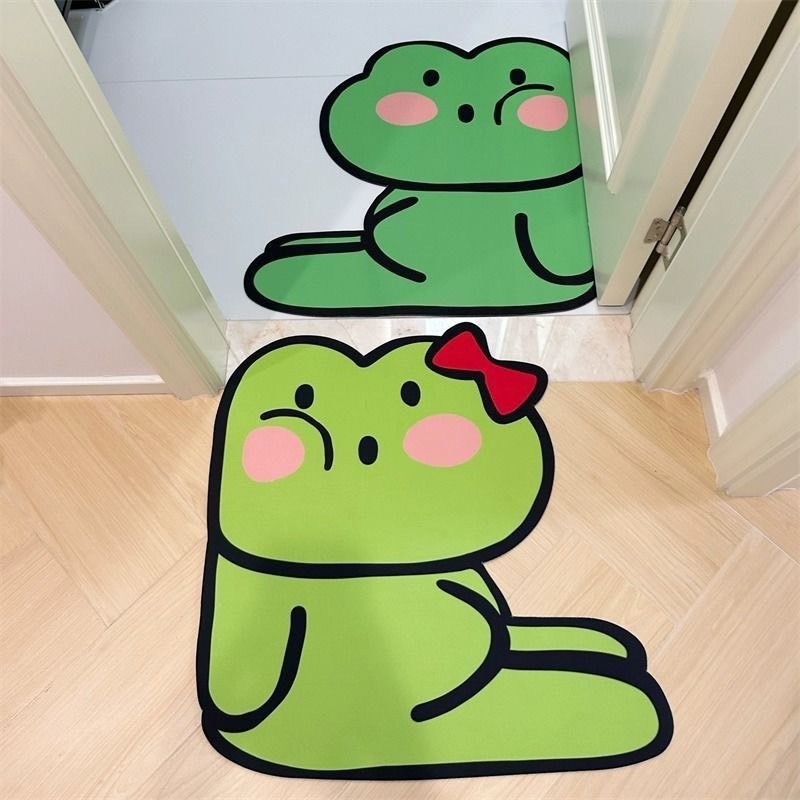 Thảm lau chân siêu thấm decor trang trí trải thềm nhà tắm, nhà bếp, trang trí phòng ngủ form vuông Trang Xuka