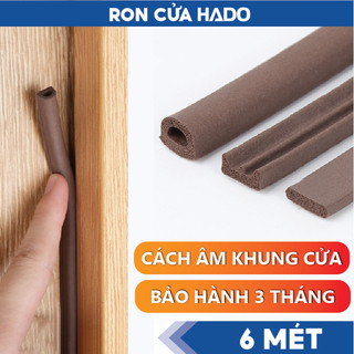 Miếng dán khe hở chân cửa loại chữ D E I ngăn bụi Thanh nẹp xốp chống côn trùng, cách âm, chống va đập, giữ lạnh HADO
