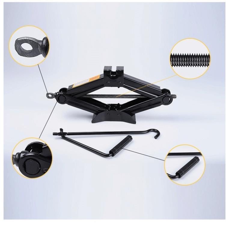 Kích Chữ A 2 Tấn Con Đội Ô Tô Xe Máy 1 Tấn - Kích Gầm Thay Lốp Xe Hơi