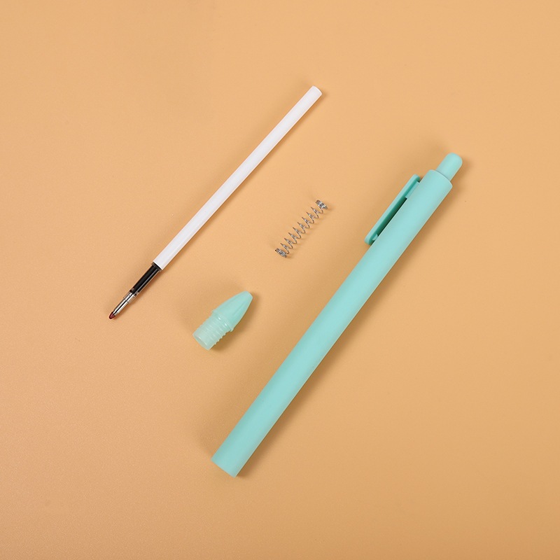 Bút bi bấm mực Gel đen vỏ màu Macaron ngòi 0.5mm bắt mắt _ BeTiny Stationery