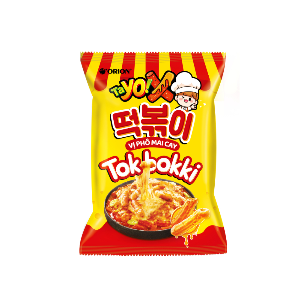 Snack Tayo! X vị Phomai cay Tokbokki gói 60gr