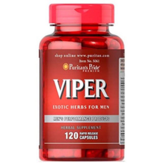 Viên uống bổ trợ sinh lý Nam Puritans Pride Viper 120 viên