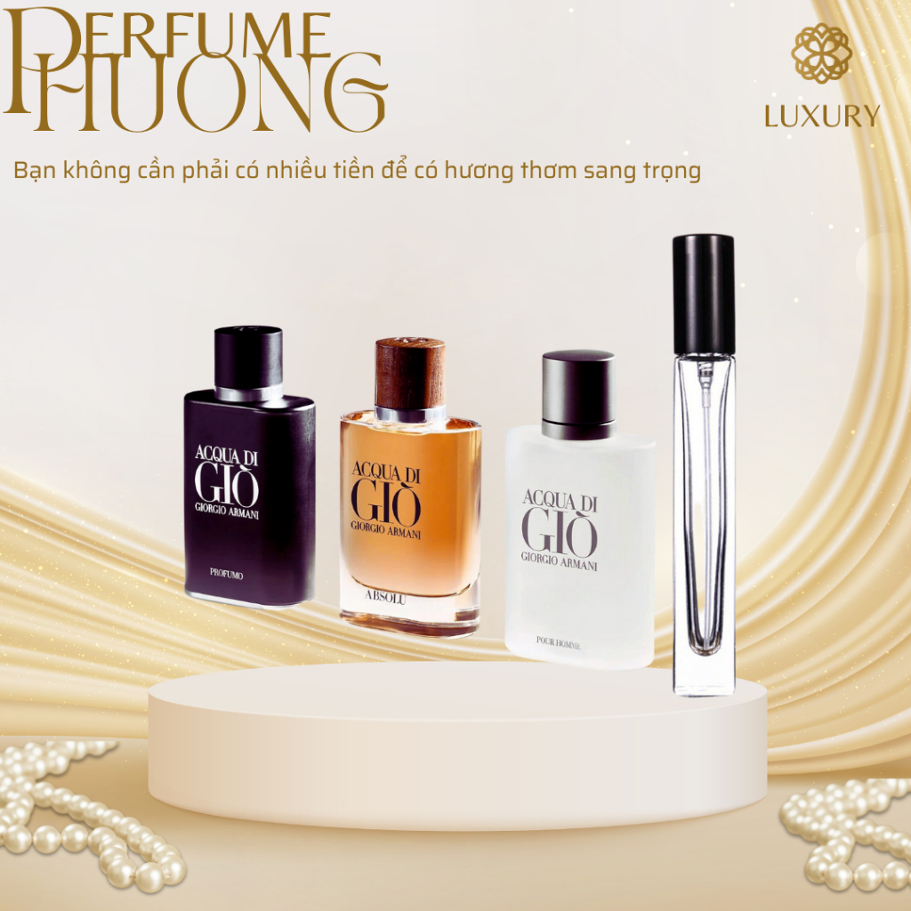 Nước hoa Nam Giorgio Armani  Code - Gio Đen - Gio Trắng