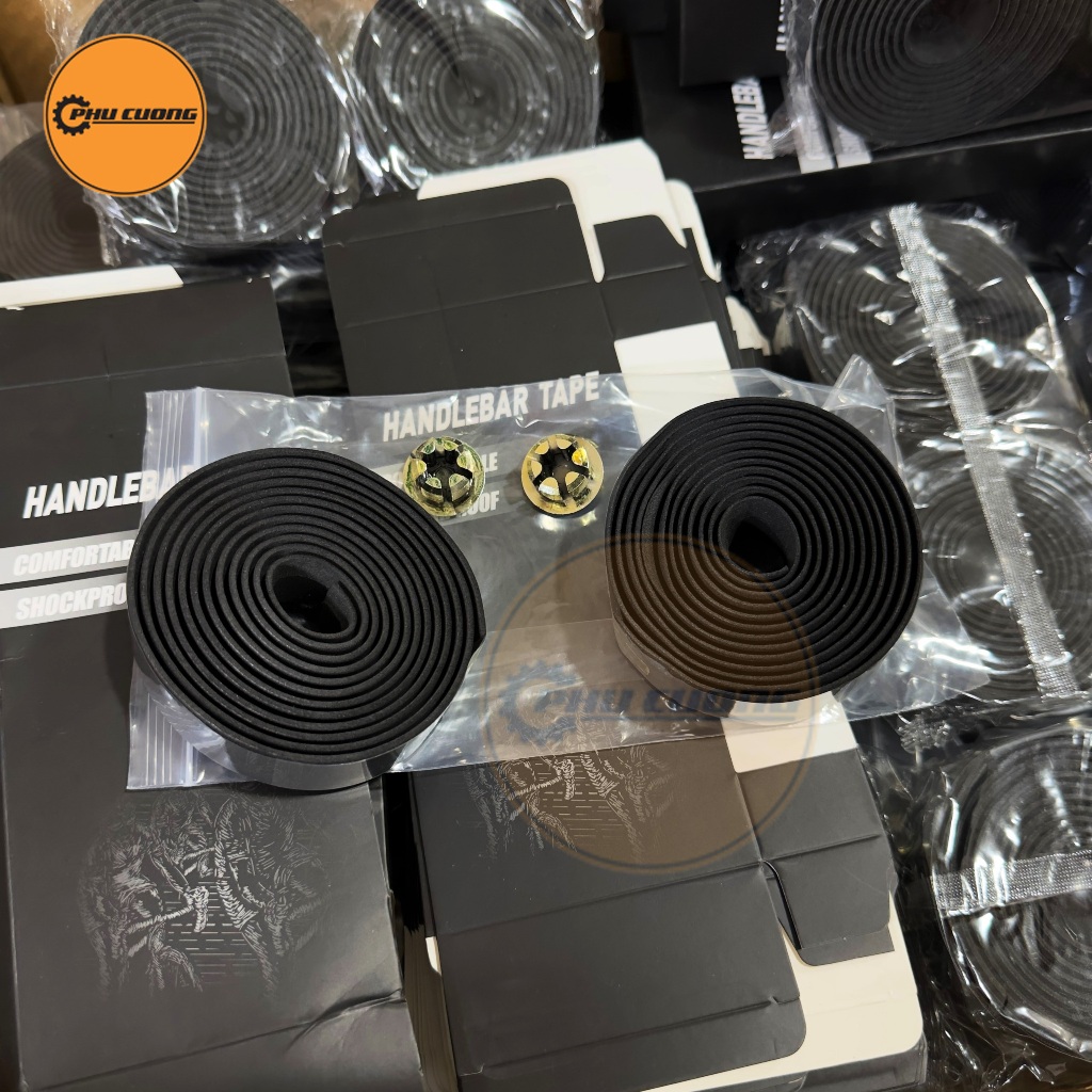 Dây quấn ghi đông EVA cho xe đạp Road & Fixed-Gear - Chất liệu mút  siêu mềm và chống trượt tay