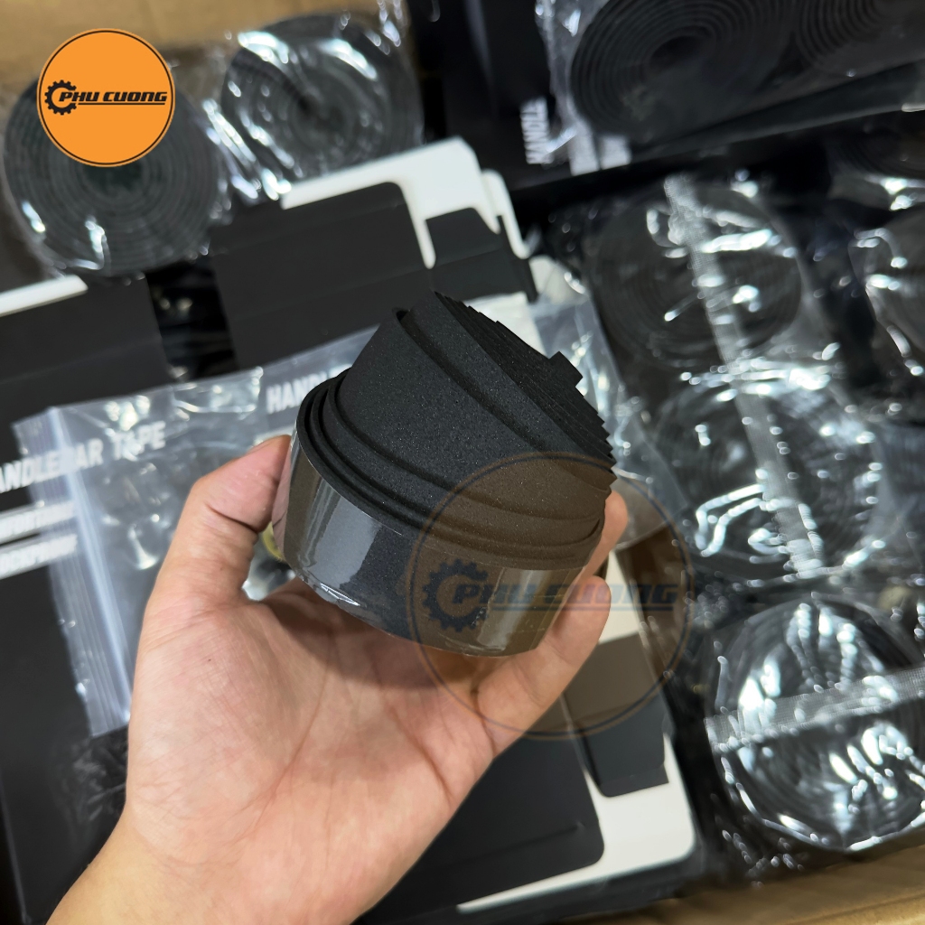 Dây quấn ghi đông EVA cho xe đạp Road & Fixed-Gear - Chất liệu mút  siêu mềm và chống trượt tay