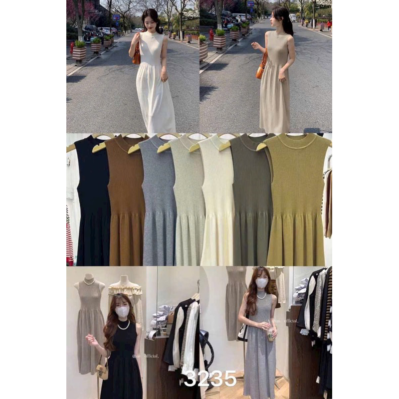 VÁY LEN DÁNG XOÈ SÁT NÁCH CỔ 3P. VÁY MAXI LEN MTG DÁNG XOÈ DÀI.