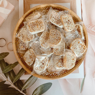 Túi 500g kẹo mè xửng cuộn ít ngọt- kẹo mè xửng Bến Tre