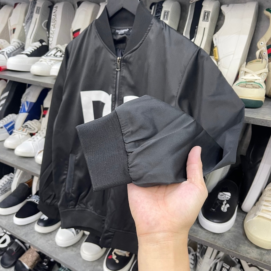 Áo khoác Gió Họa Tiết D.G Trước Ngực . Áo khoác Bomber Nam Nữ Siêu Cấp