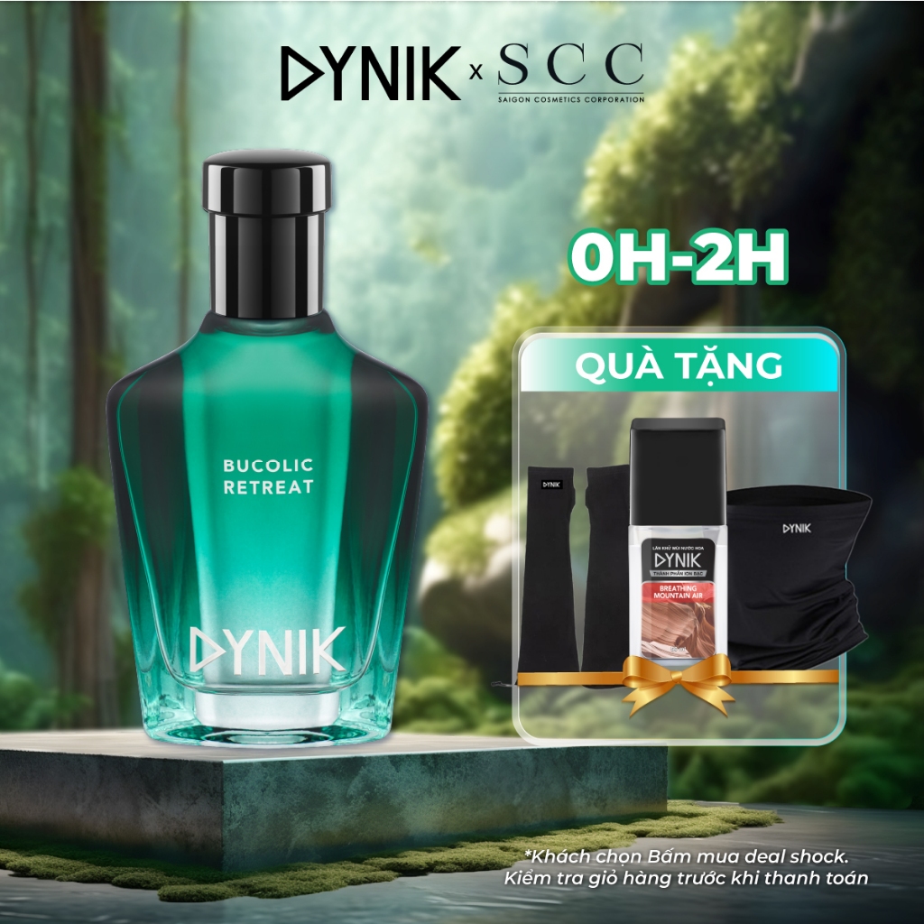 [DUY NHẤT 10.10 - MUA 1 NHẬN 3 QUÀ] Nước Hoa Nam Cao Cấp DYNIK Bucolic Retreat - Hương Hoa Cỏ 50ml