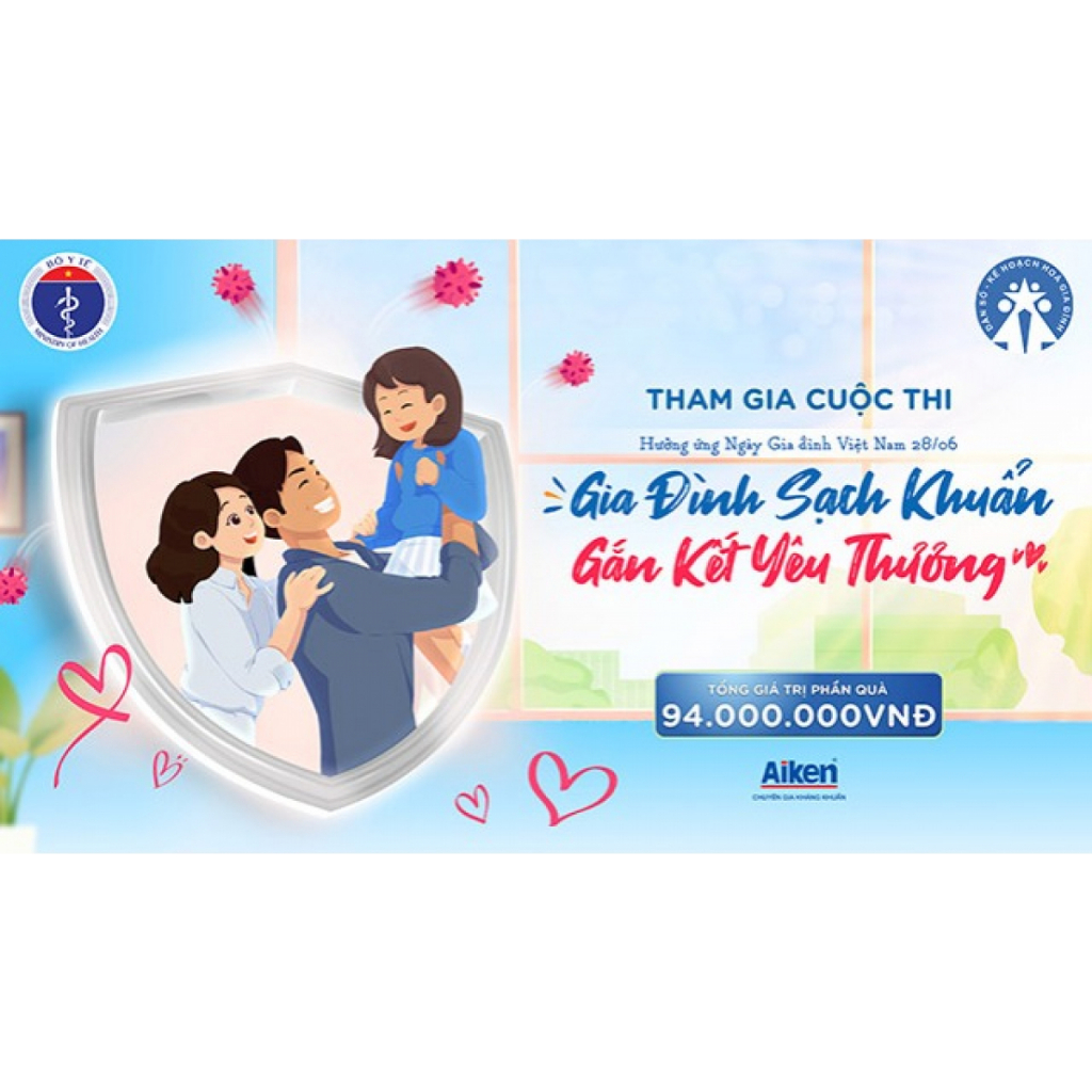 Nước Rửa Tay Sạch Khuẩn Aiken 500g Tặng Xà Bông Romano