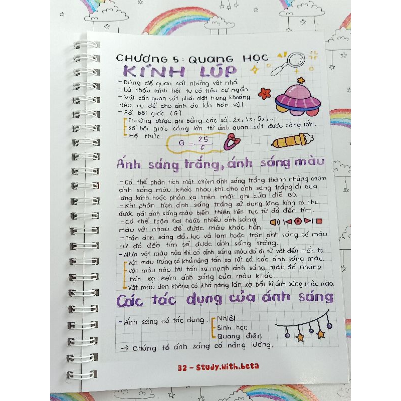 Sổ lò xo Takenote Lý - Hoá - Sinh