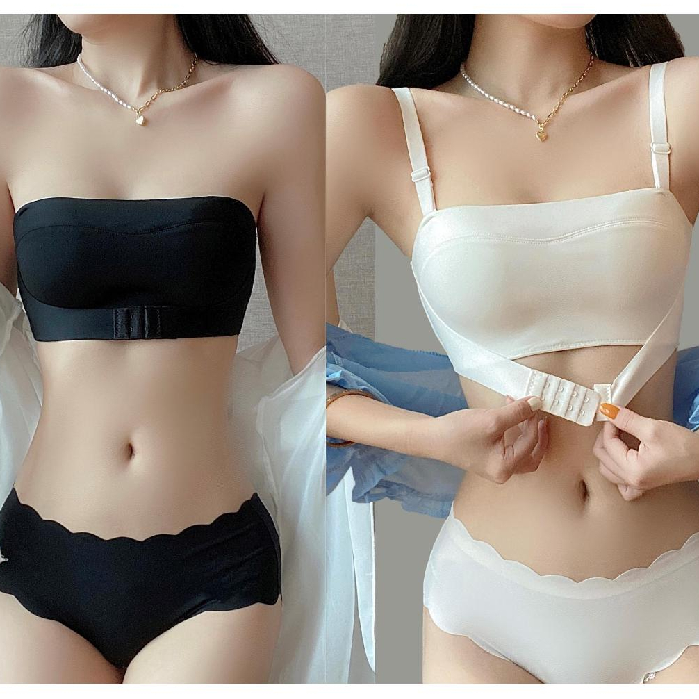 Áo Lót Không Dây Nâng Ngực Chống Tụt Cài Trước Áo Ngực Không Dây Quây Cài Avalingerie AL0007