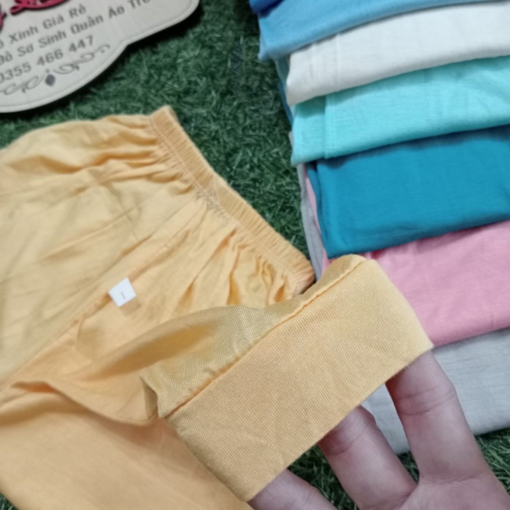 Quần Dài Thun Lạnh Minky Moon Không Họa Tiết Cho Bé Trai Bé Gái