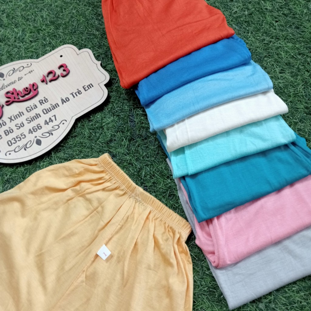 Quần Dài Thun Lạnh Minky Moon Không Họa Tiết Cho Bé Trai Bé Gái