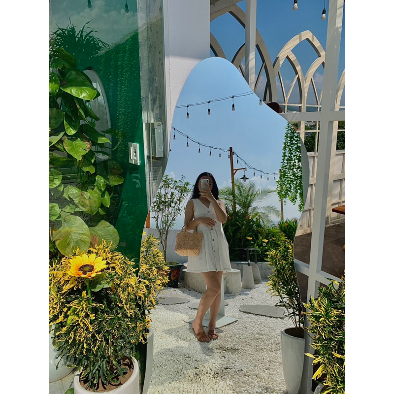 Túi tote Daisy - túi vải hoạ tiết 2 lớp dày dặn | OH.LINDA