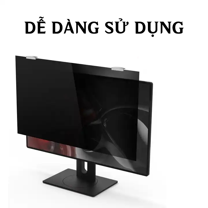 Tấm Dán Màn Hình Chống Nhìn Trộm Cho PC/Desktop/Máy Tính Bàn Bảo Mật Chống Trày Cao Cấp 18/19/20/24/27 inch Dễ Lắp Đặt
