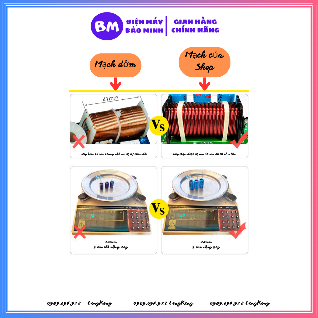 Phân tần loa Sub Weah-85 dùng cho âm thanh gia đình | Mạch phân tần Sub hơi hoặc Sub điện | Loa siêu trầm