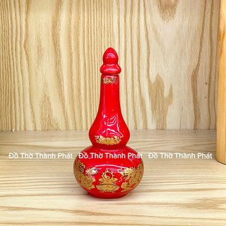 Nậm rượu màu đỏ thờ cúng