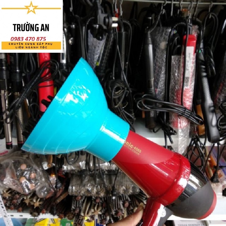 Loa sấy tóc xoăn đa năng, đầu ống sấy tóc xoăn to đa năng