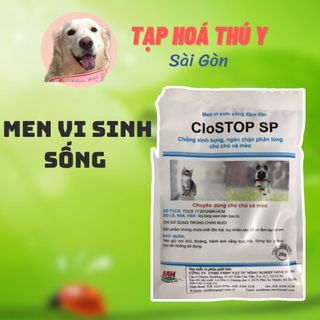 [ 20GR VÀ 100GR ] MEN VI SINH SỐNG CLOSTOP SP GIÚP LÀM KHÔ GIẢM MÙI HÔI CỦA PHÂN