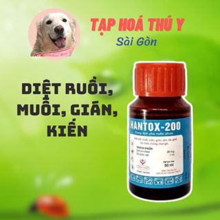 HANTOX 200 Xịt Ve Rận Ruồi Muỗi Môi Trường [ 50ml ] - Tạp hóa thú y sg