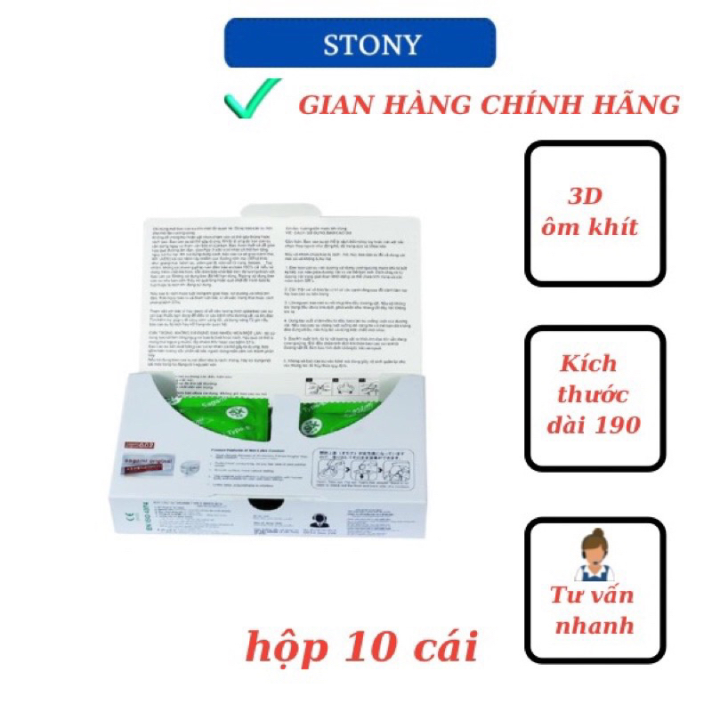 Sagami Extreme White  gân gai hộp 10 cái