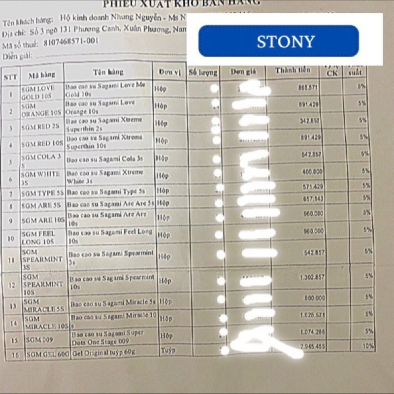 Sagami Extreme White  gân gai hộp 10 cái