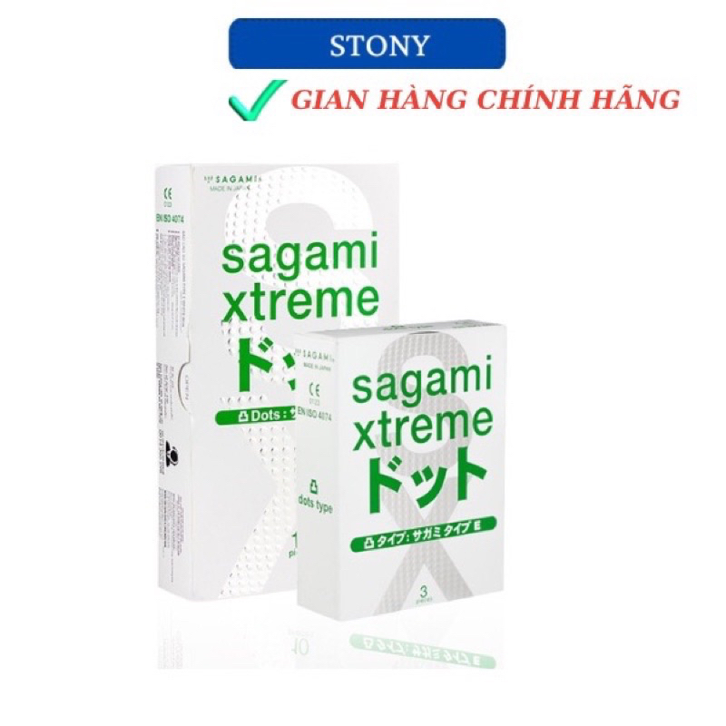Sagami Extreme White  gân gai hộp 10 cái