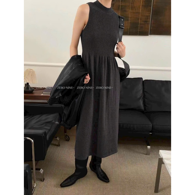 VÁY LEN DÁNG XOÈ SÁT NÁCH CỔ 3P. VÁY MAXI LEN MTG DÁNG XOÈ DÀI.